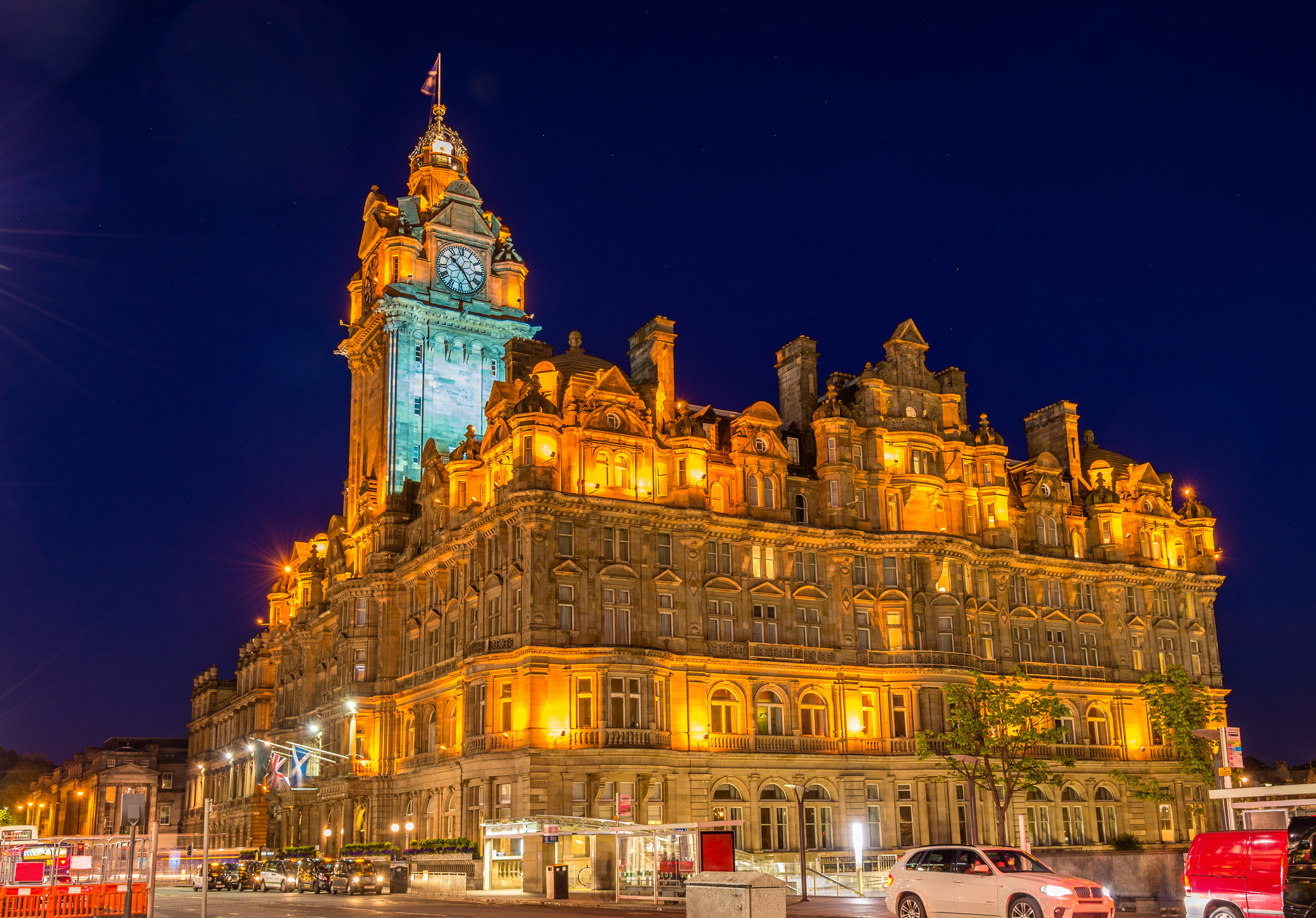 The Balmoral Hotel, a historic building in Edinburgh - Scotland