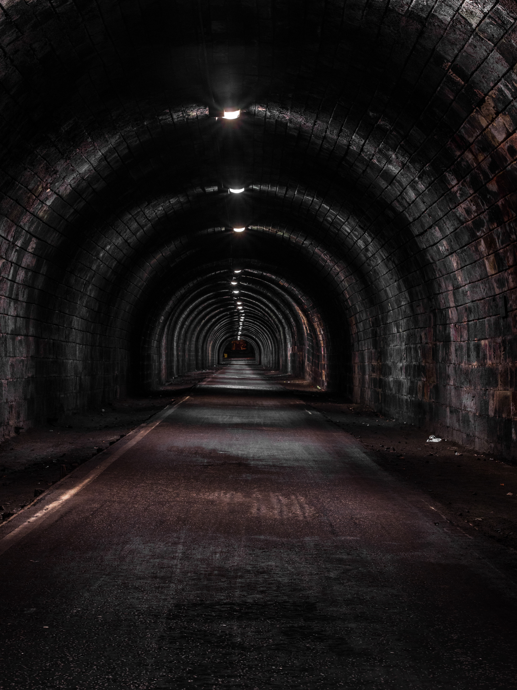 Old tunnel in Edinburgh.