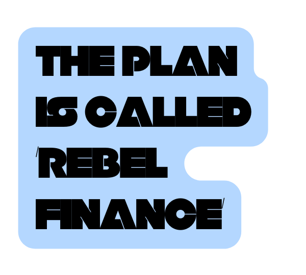 THE PLAN IS CALLED REBEL FINANCE