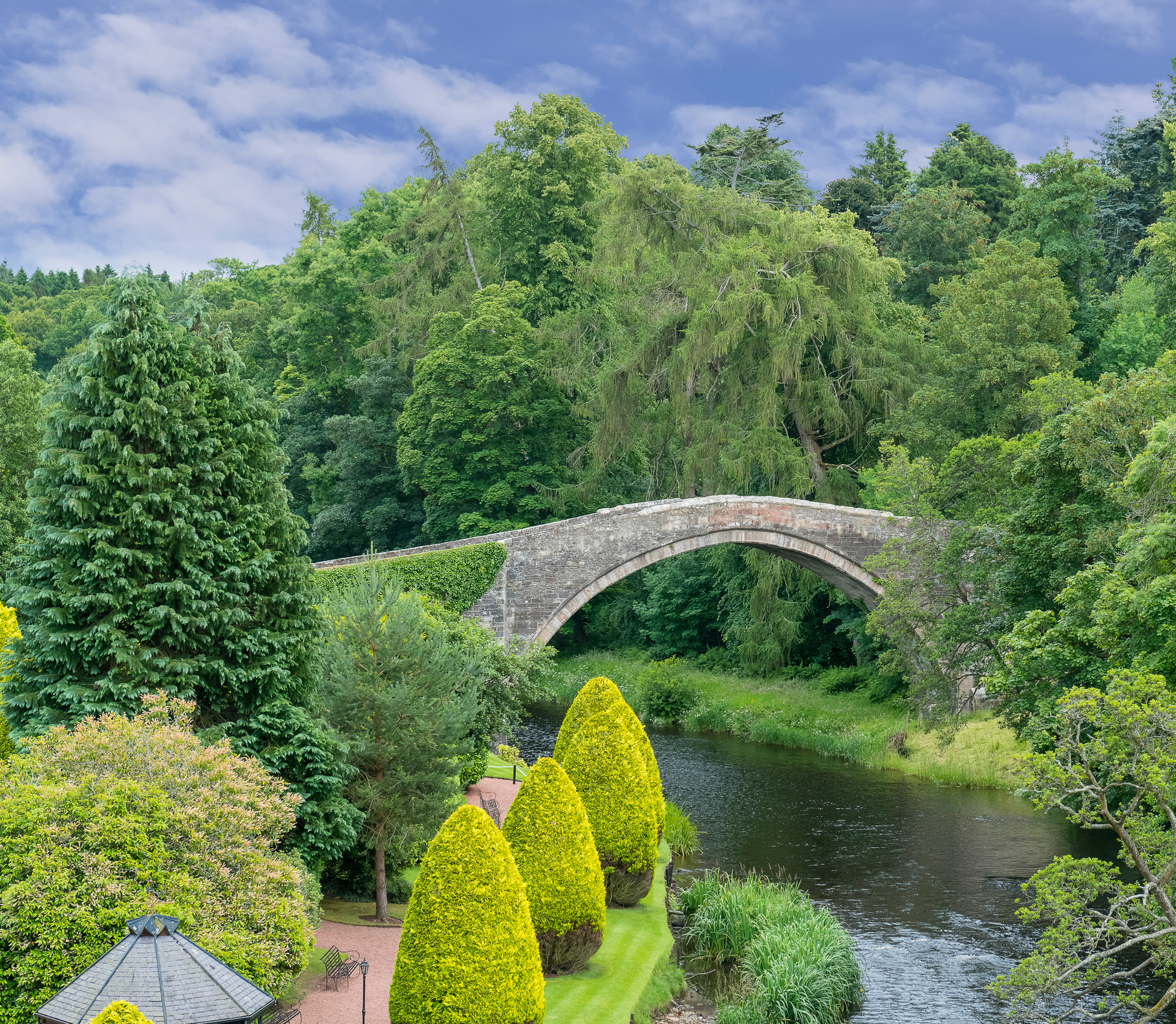 Auld Brig Alloway  South Ayrshire Scotland