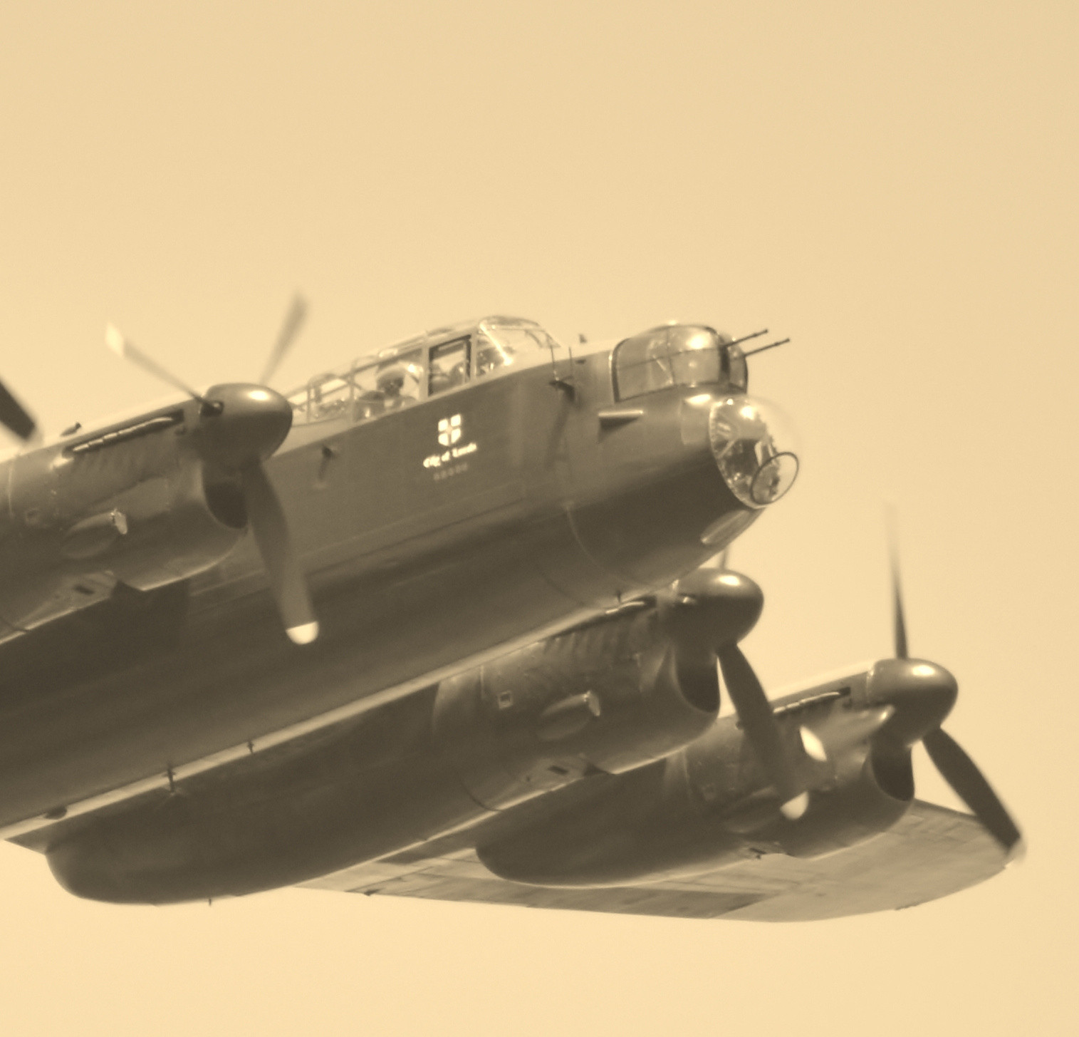 Lancaster bomber aircraft