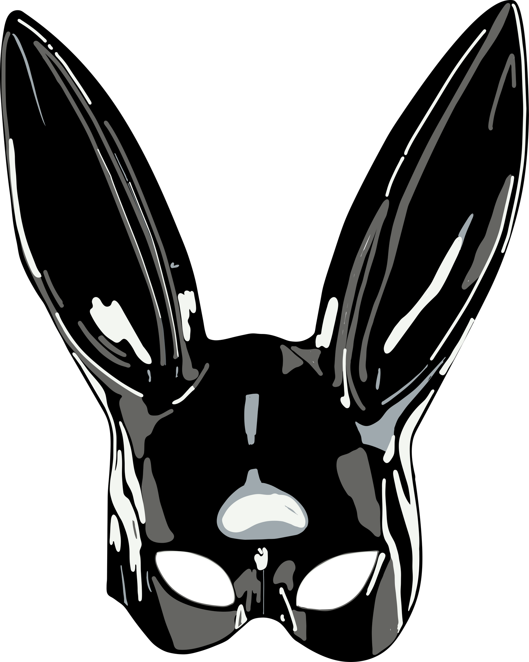 latex rabbit mask