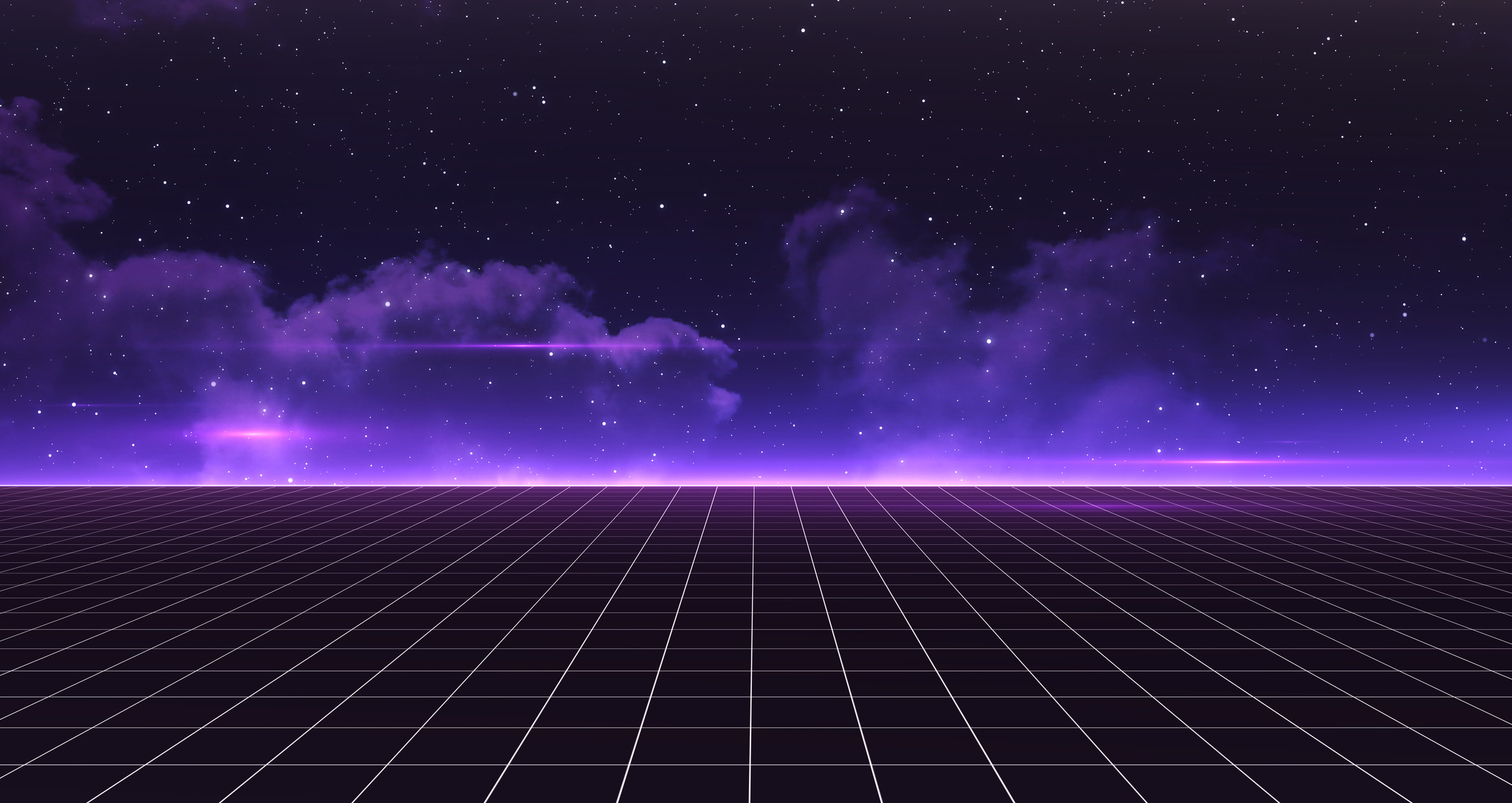 Techno Galaxy Background