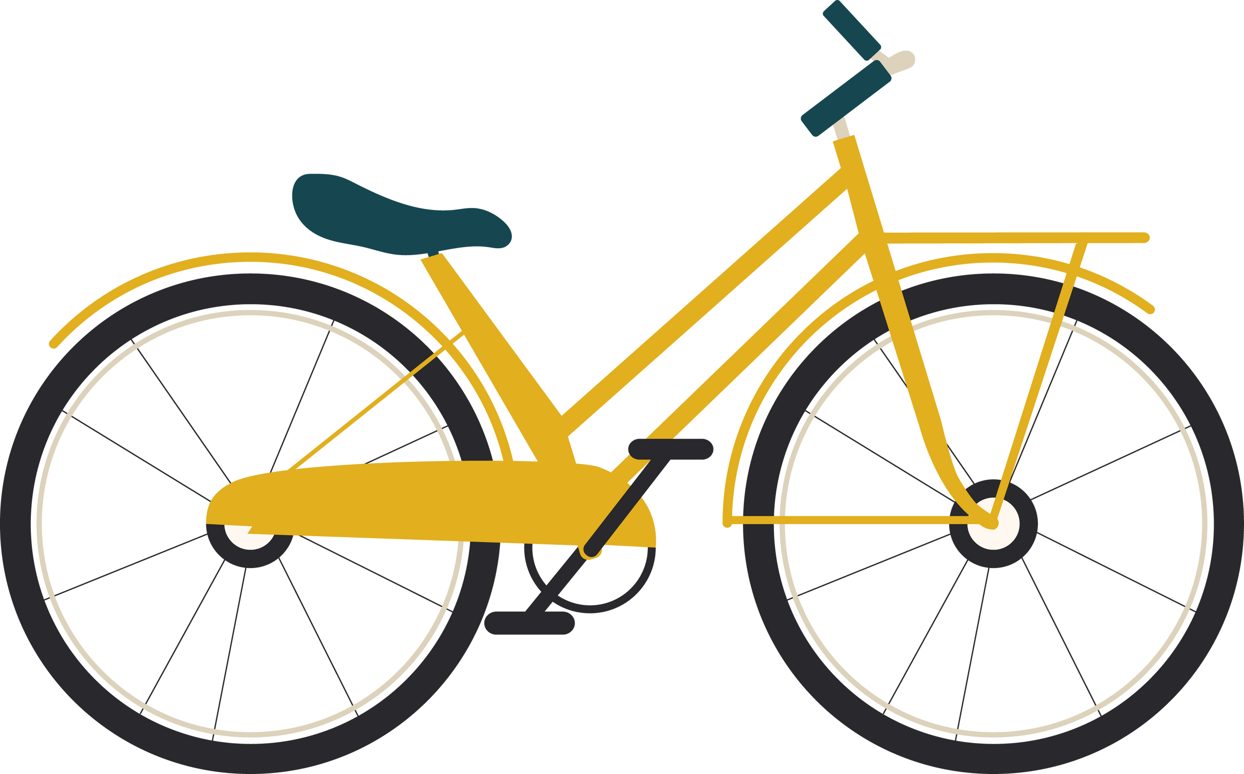 Yellow bike